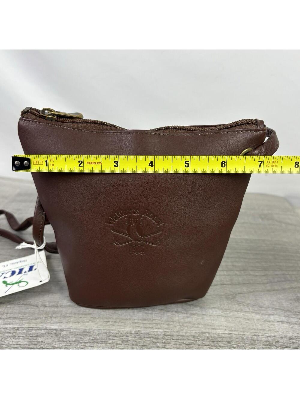 TICA Leather Wolferts Roost Crossbody Bag Pouch - Picture 11 of 12